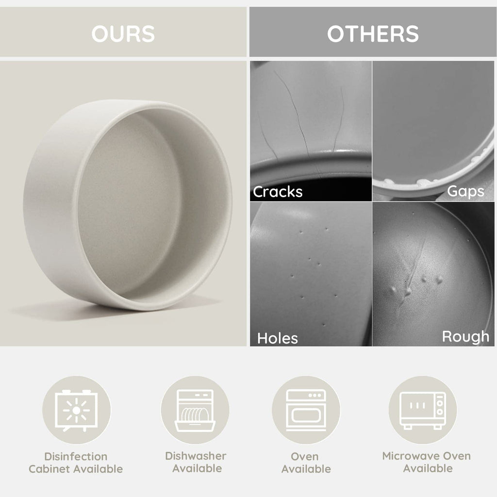 Kryvalen Ceramic Dog and Cat Bowl